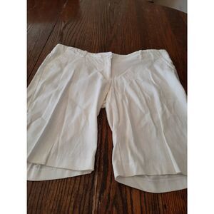Size 8 Marco New York Off White Casual Shorts with Pockets